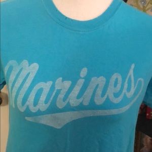 Marines EUC distressed logo tee